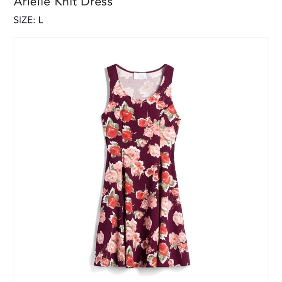 French Grey Arielle knit Dress - Picture 2 of 4